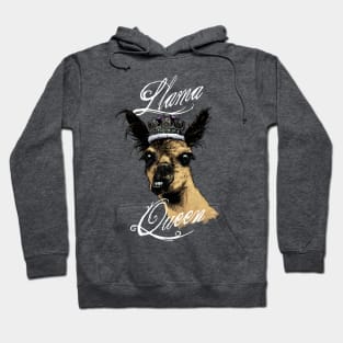 Llama Queen (Full Color) Hoodie